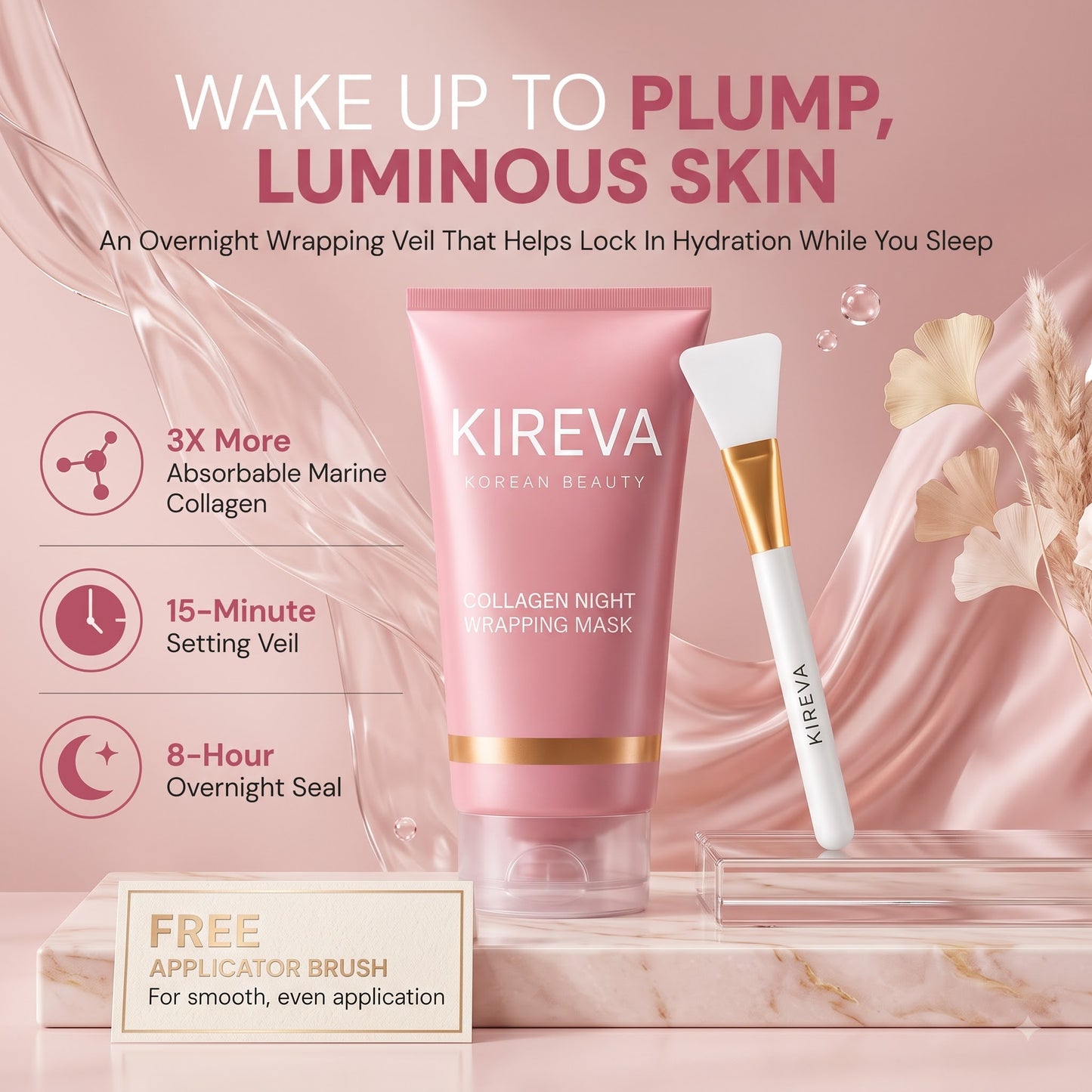 KIREVA™ Collagen Night Wrapping Mask